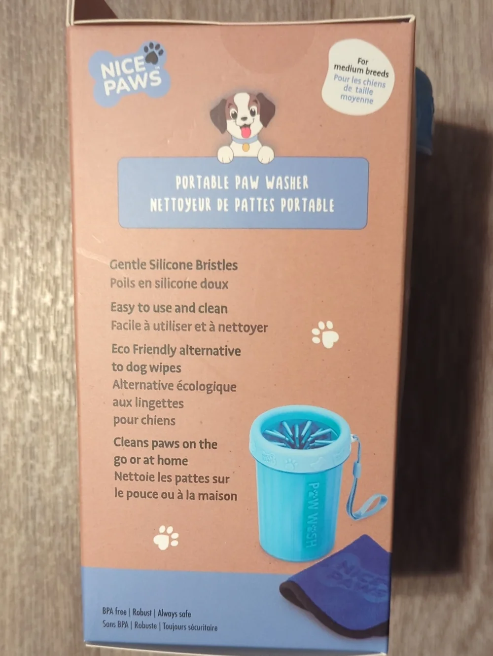 Nice Paws Paw Washer And Bath Brush